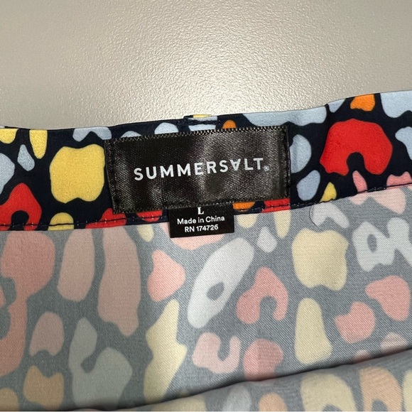 NWT Summersalt The Silky Luxe Short Beach to Brunch Wrap Skirt Size Large - Picture 6 of 6